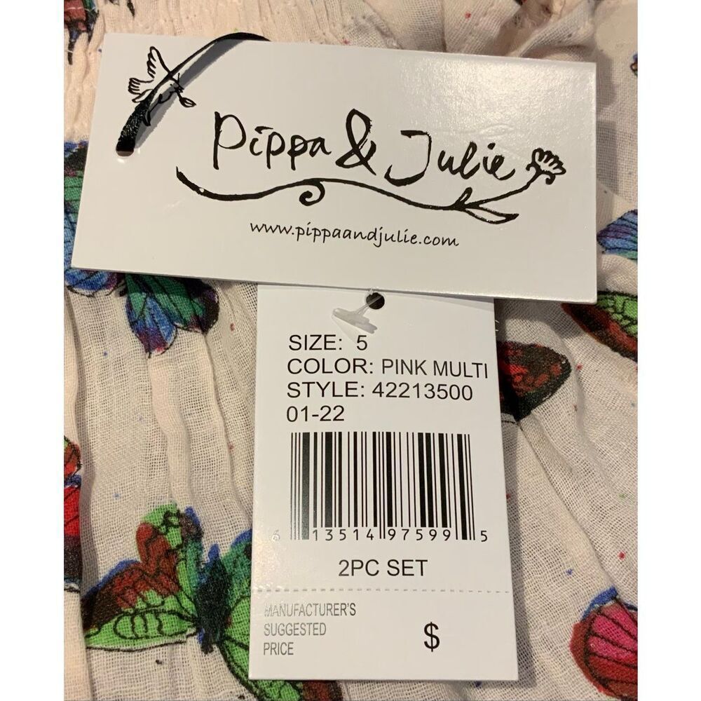 Pippa & Julie Butterfly Outfit Size 5 — image 3 of 3